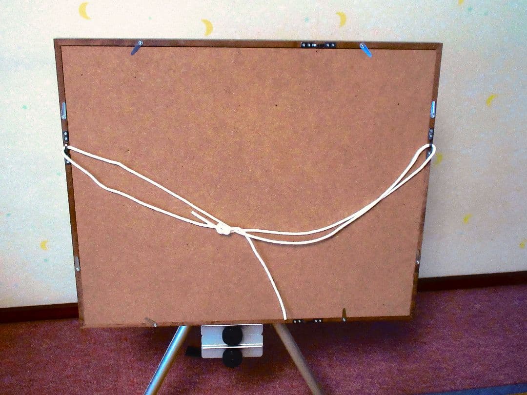 桜の風景 水彩画 額装付き 原画