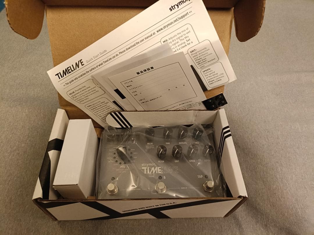 STRYMON TIME LINE ディレイ エフェクター アダプター付属