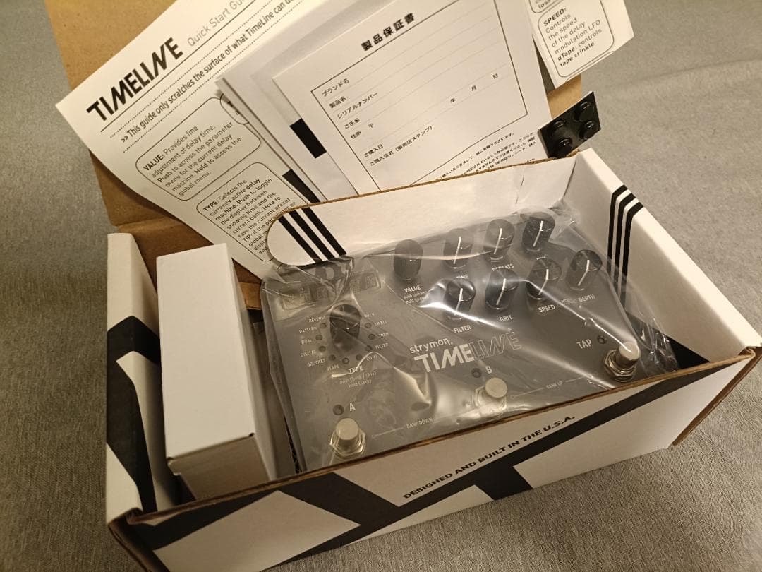 STRYMON TIME LINE ディレイ エフェクター アダプター付属