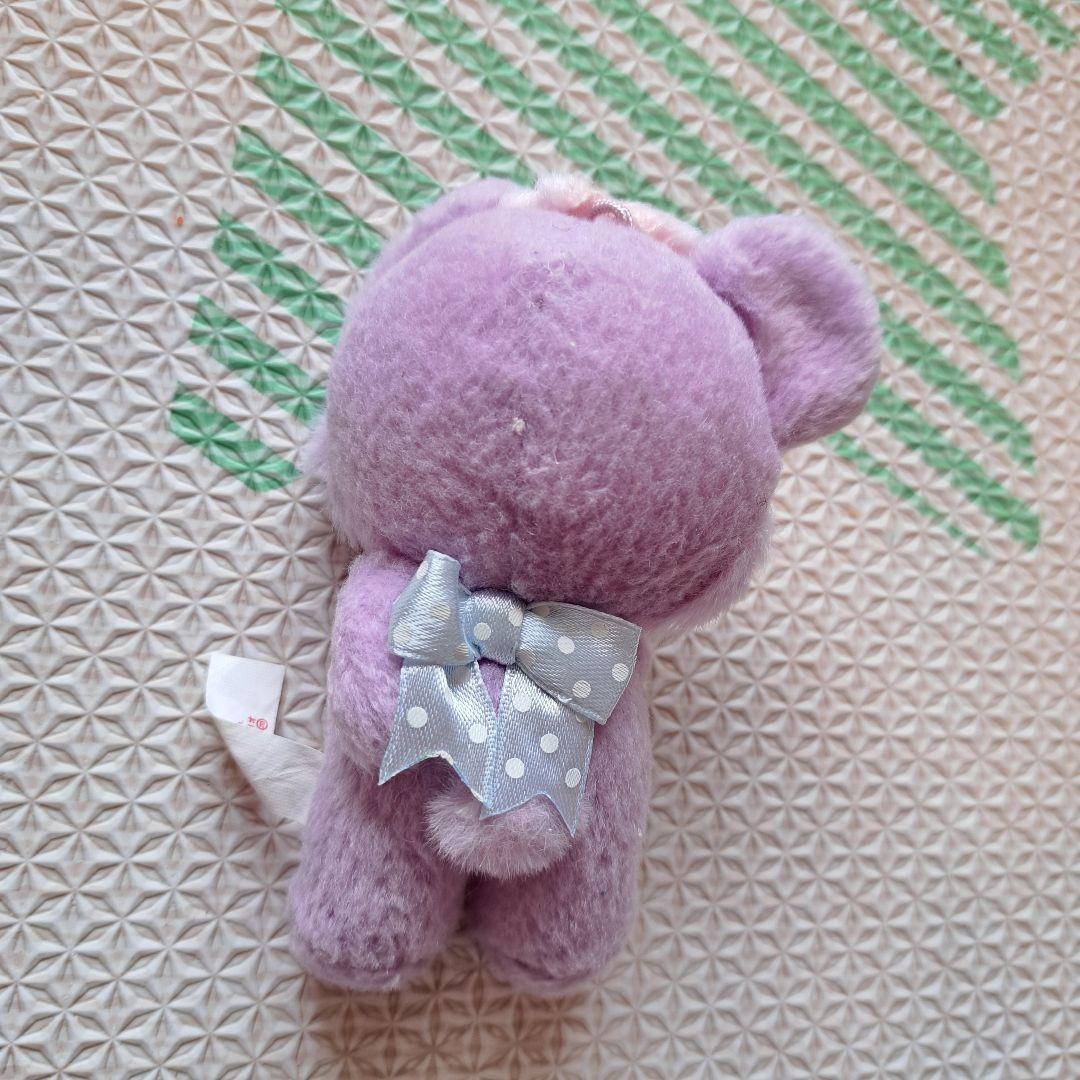 レア★サンリオ　マイメロディ　くまちゃん　紫色のぬいぐるみ