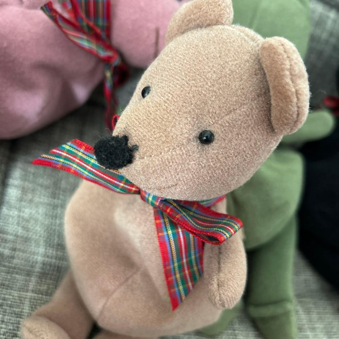 超希少★昭和レトロ　sekiguchi プチフルール ぬいぐるみ　動物　５体