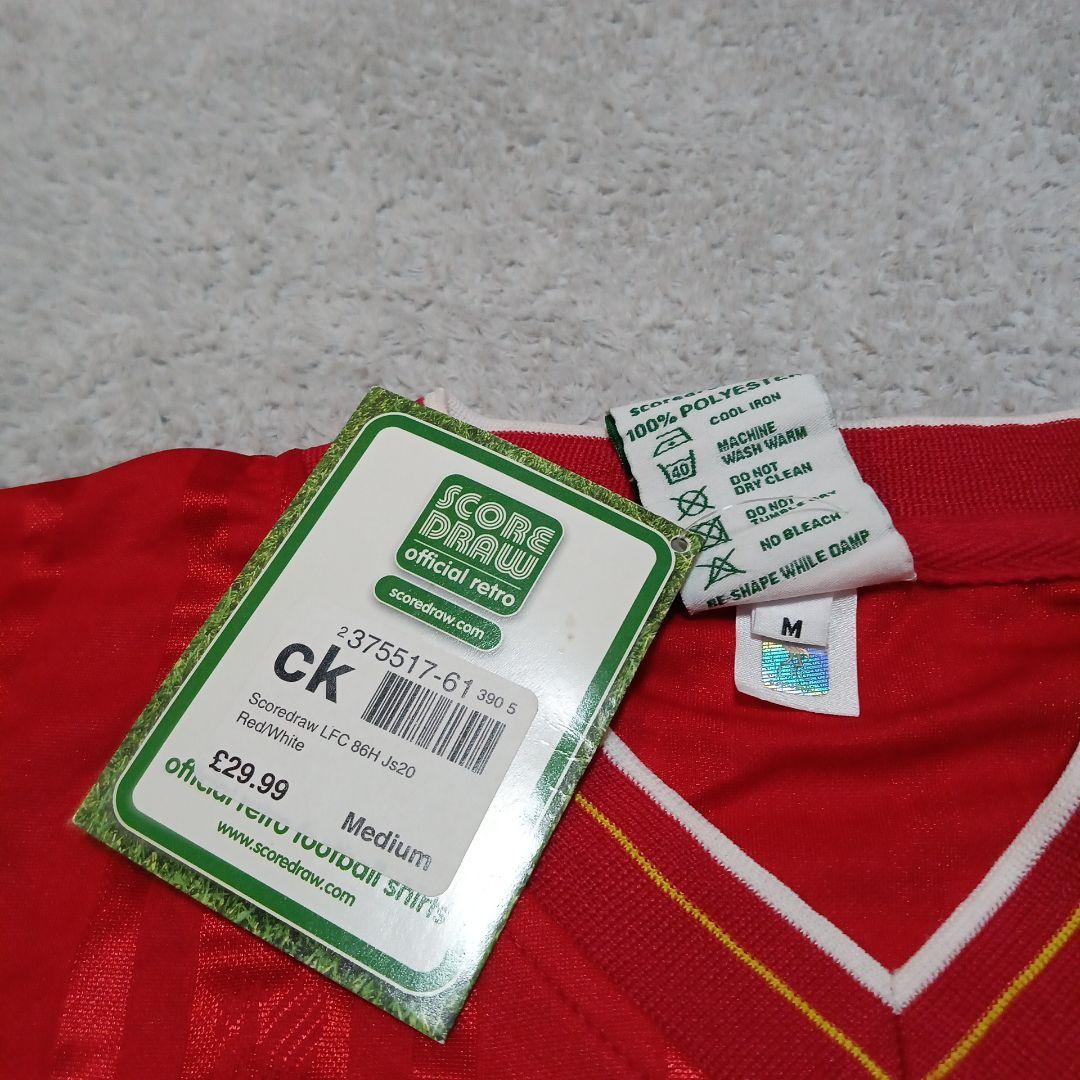 新品 1986年 リバプール サッカー ユニフォーム シャツ 公式復刻モデル