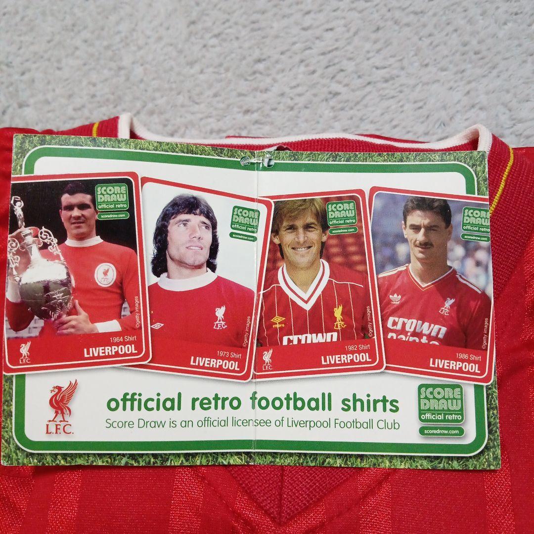 新品 1986年 リバプール サッカー ユニフォーム シャツ 公式復刻モデル