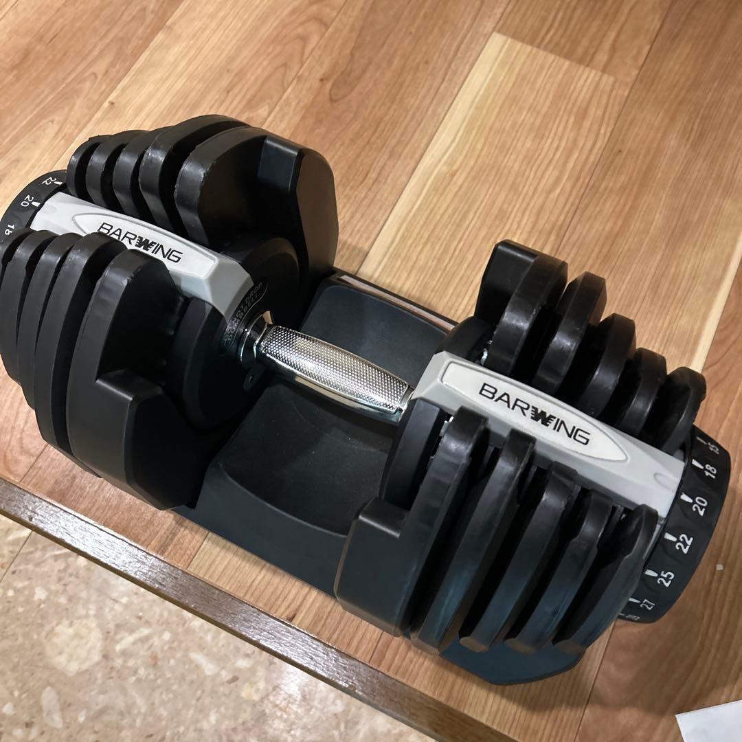 BARWING 調整可能ダンベル 40kg (1/2) 送料無料