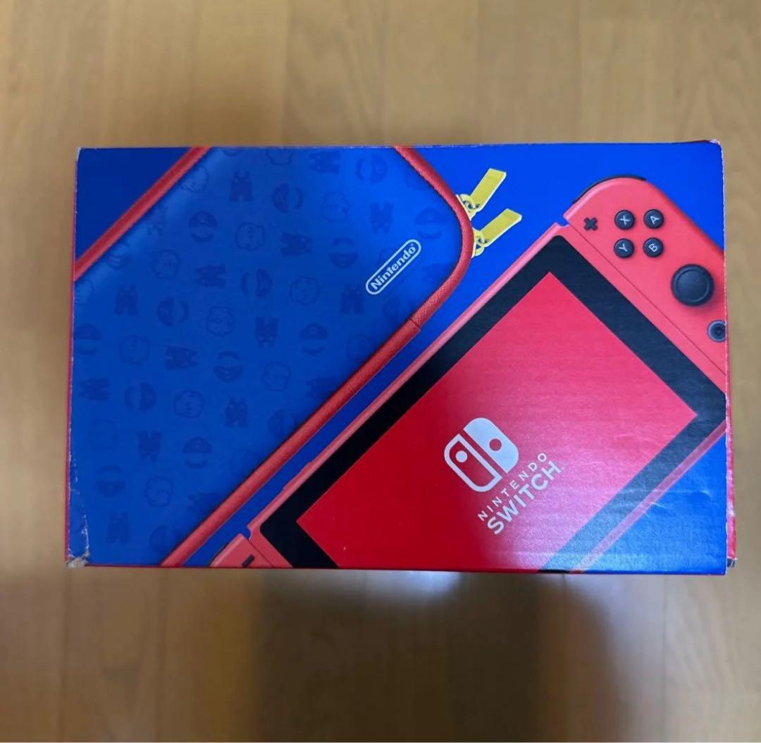 美品　Nintendo Switch マリオレッド×ブルーセット　限定版