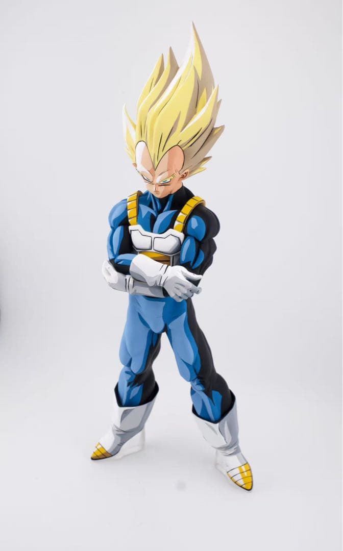 ★ドラゴンボール ベジータ　イラスト風 2D リペイント 二次元彩色　フィギュア