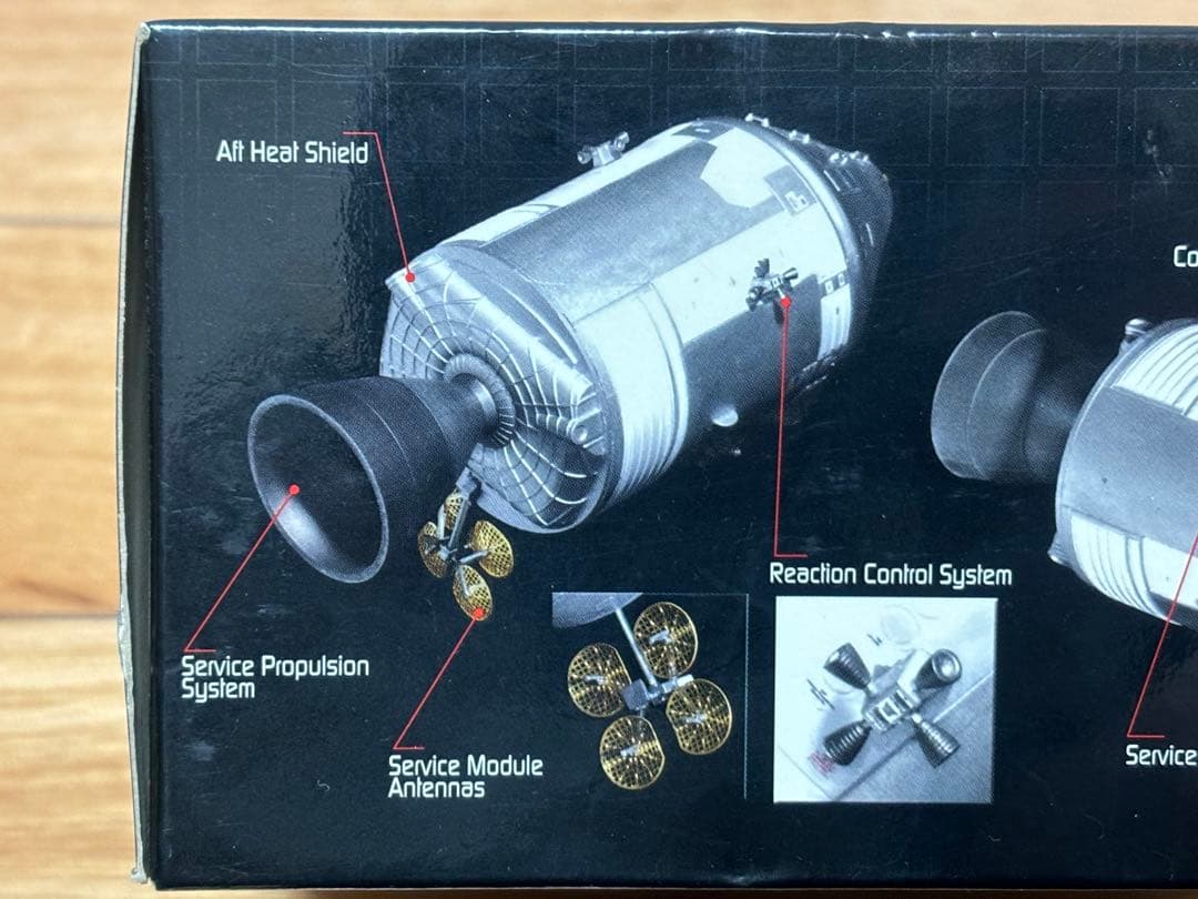 ドラゴン 1/72 NASA アポロ7号 CSM（司令船/機械船) 完成品