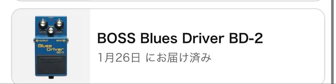 美品　BOSS Blues D BD-2
