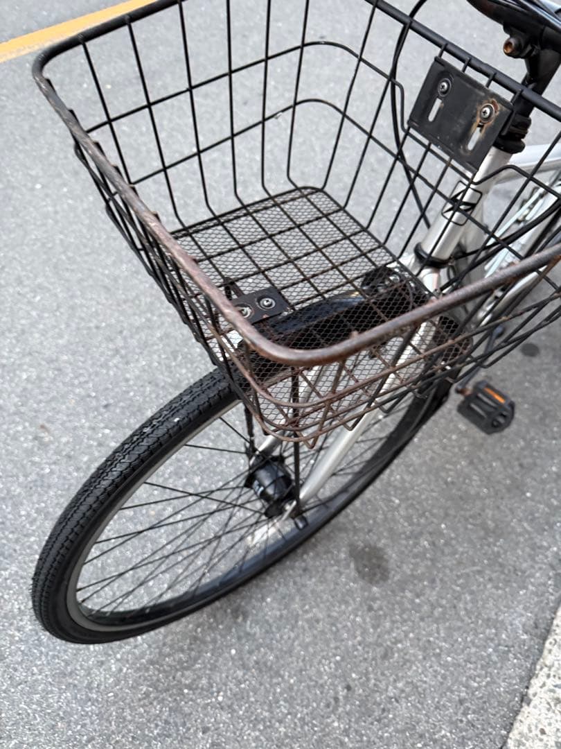 173 自転車 大阪市 【引取り限定】 美品 27インチ 変速付き