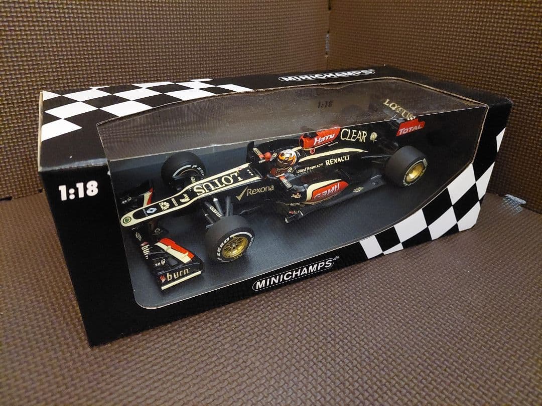 ミニチャンプ 1/18 ＃７ ロータス E21 K.ライコネン 2013