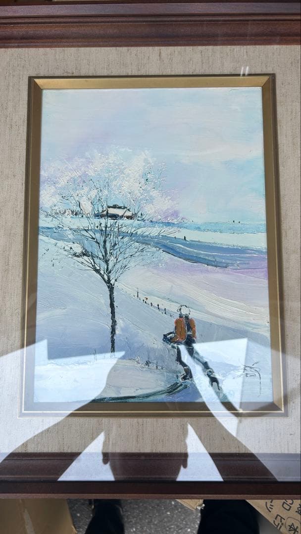 中村啓次郎作　「雪の里」　1979年作