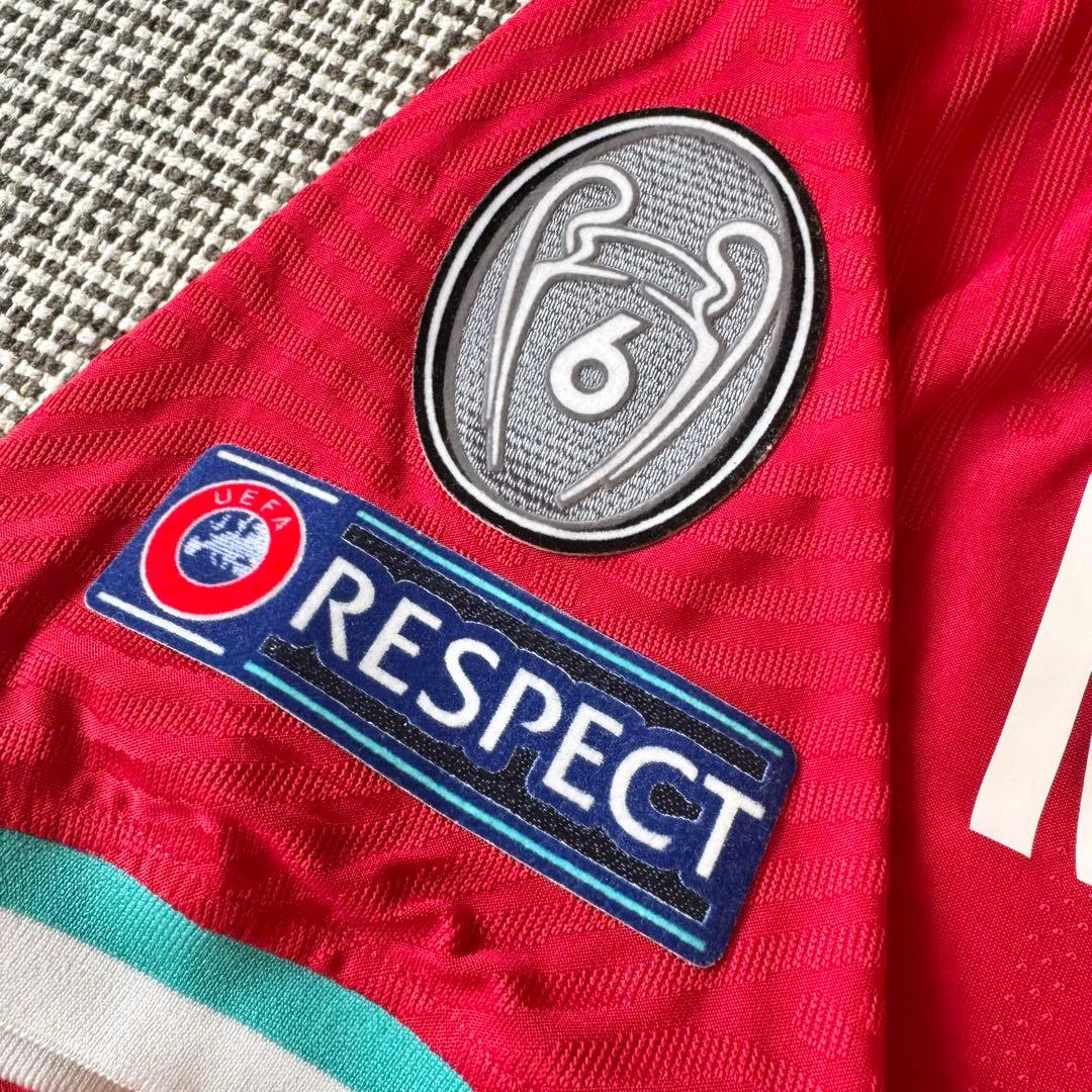 【CLフルパッチ＆選手支給用】南野拓実 ＃１８ リヴァプール ２０／２１（H）