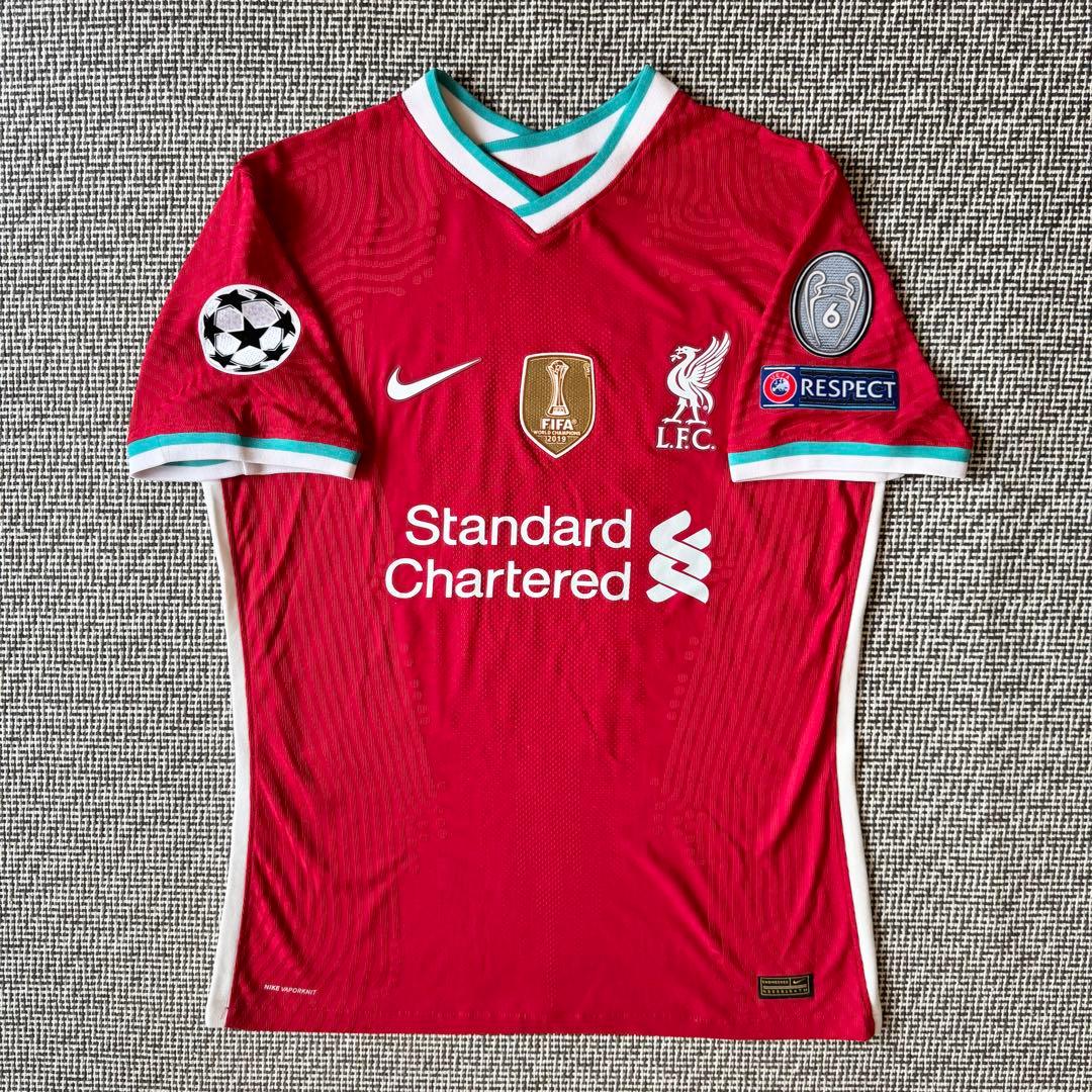 【CLフルパッチ＆選手支給用】南野拓実 ＃１８ リヴァプール ２０／２１（H）