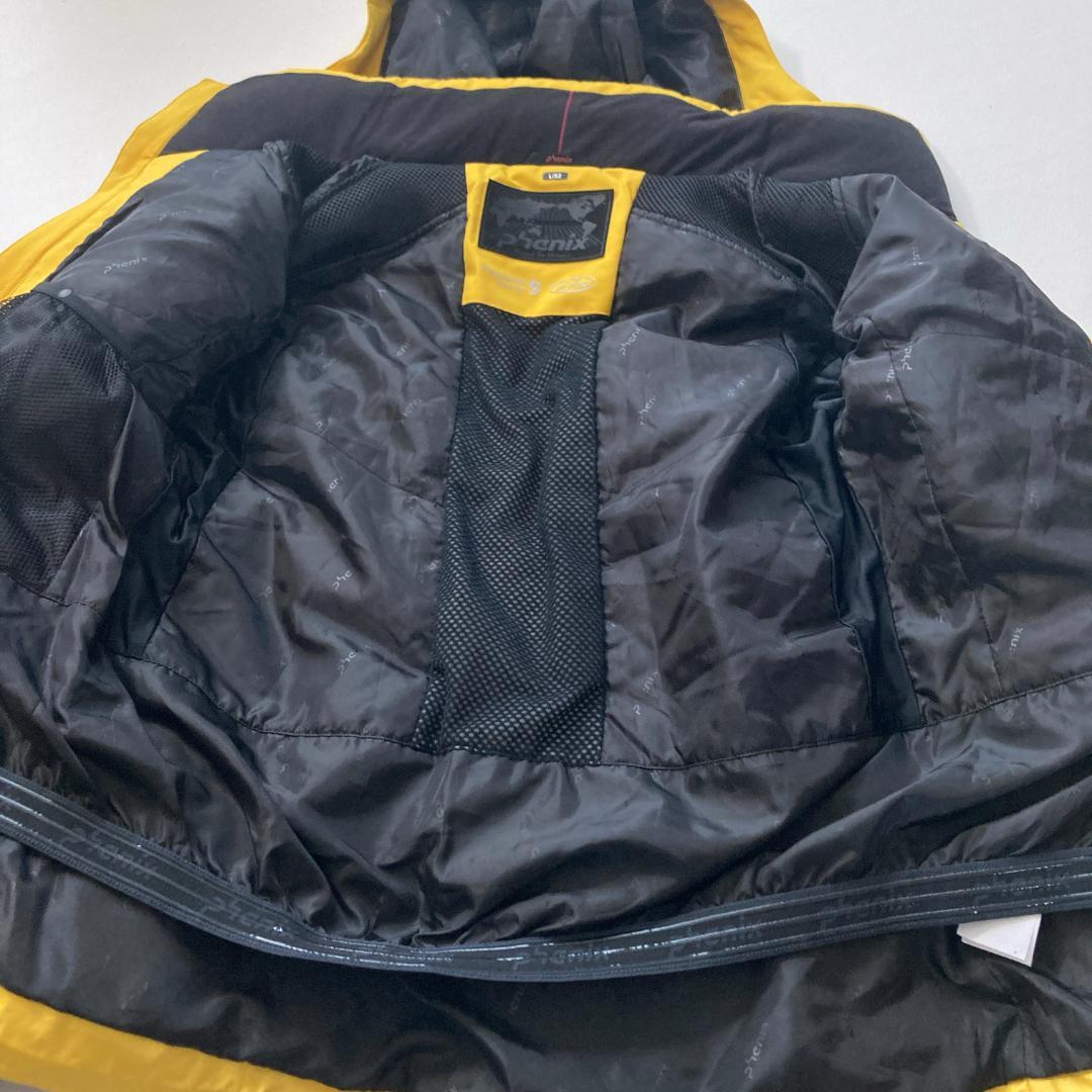 【新品タグ付】phenix スキーウェア上下セット ハイブリッドレガシー 黄×黒