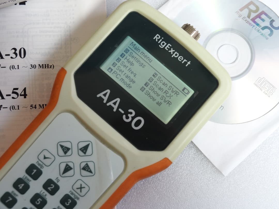 ■Rigexpert リグエキスパート AA-30 SWRアンテナアナライザー