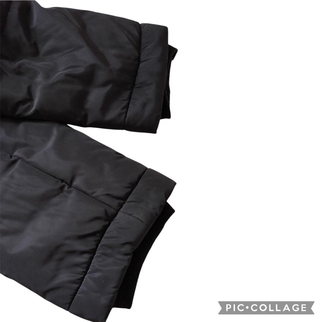 【美品】ボネーラ ロングベンチコート XL 中綿 黒 BC013 防寒 サッカー