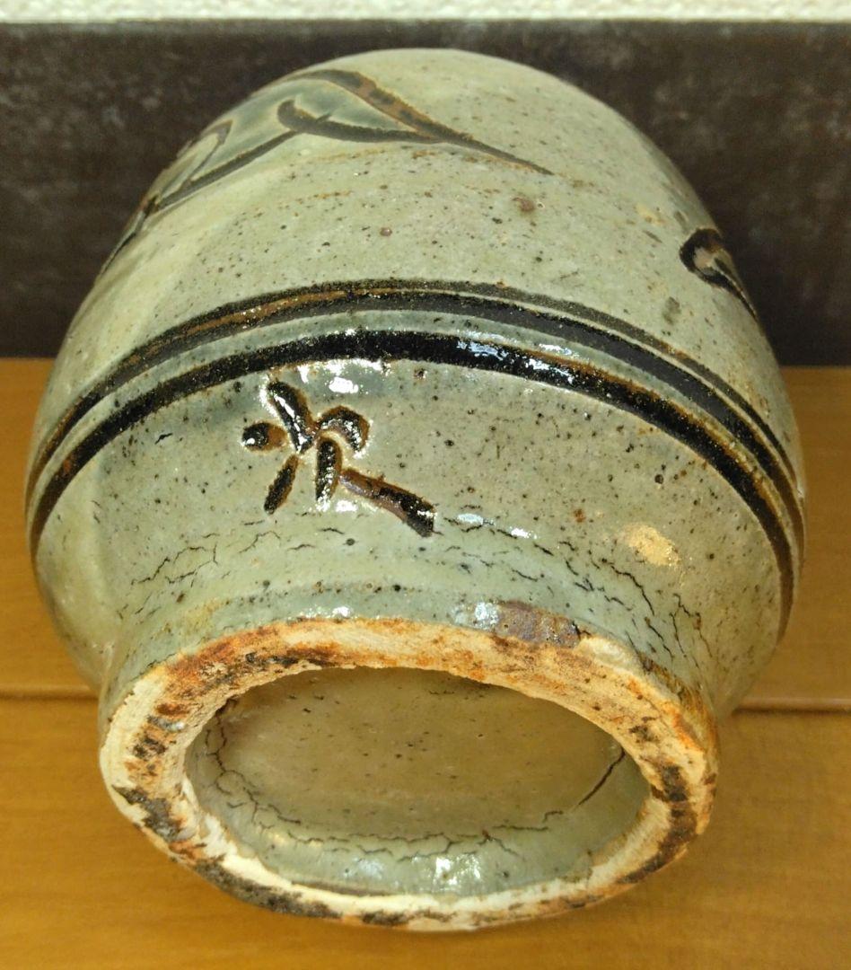 人間国宝 金城次郎 壷屋焼 徳利 栞 共箱 美品 壺屋焼 やちむん 魚紋徳利