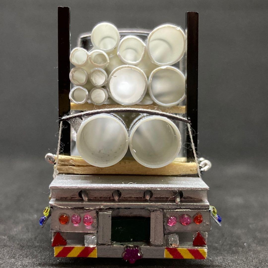 トミカ風ミニカー改造日野プロフィアまな板トレーラー