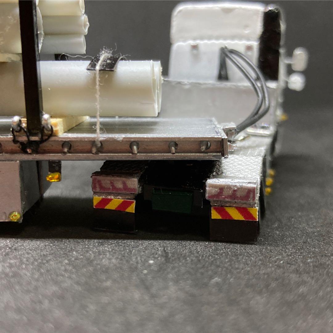 トミカ風ミニカー改造日野プロフィアまな板トレーラー