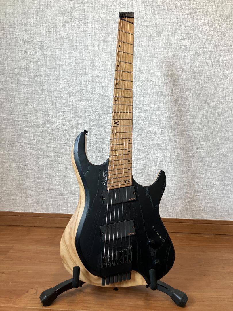 【cyacya】KIESEL O7 ヘッドレス7弦ギター / Ibanez