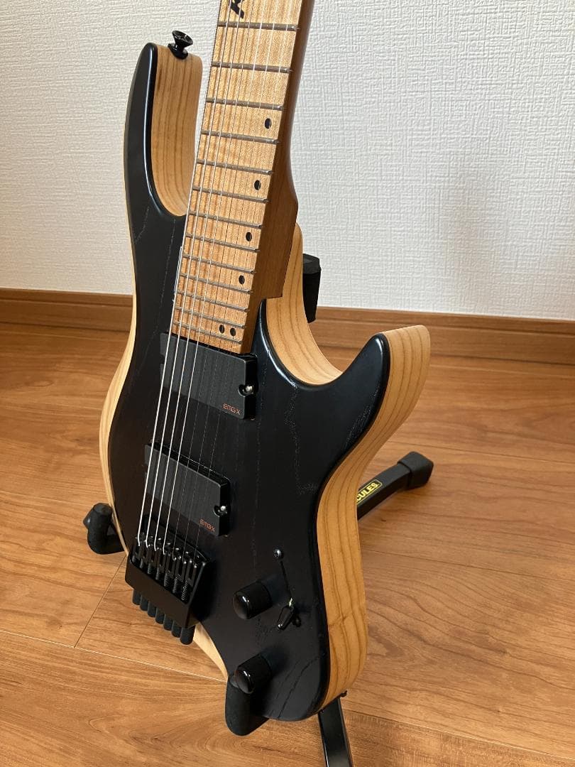 【cyacya】KIESEL O7 ヘッドレス7弦ギター / Ibanez