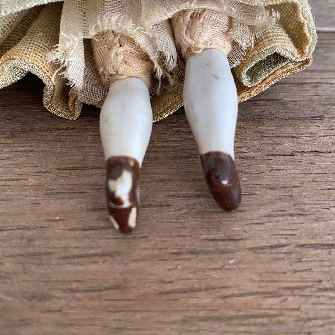 ドイツアンティーク チャイナヘッドドール 13cm