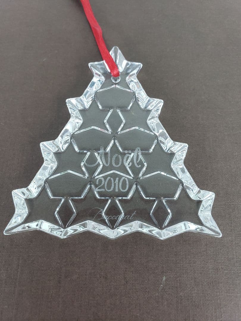 ［バカラ］　2010年　クリスマスオーナメント　未使用品       s