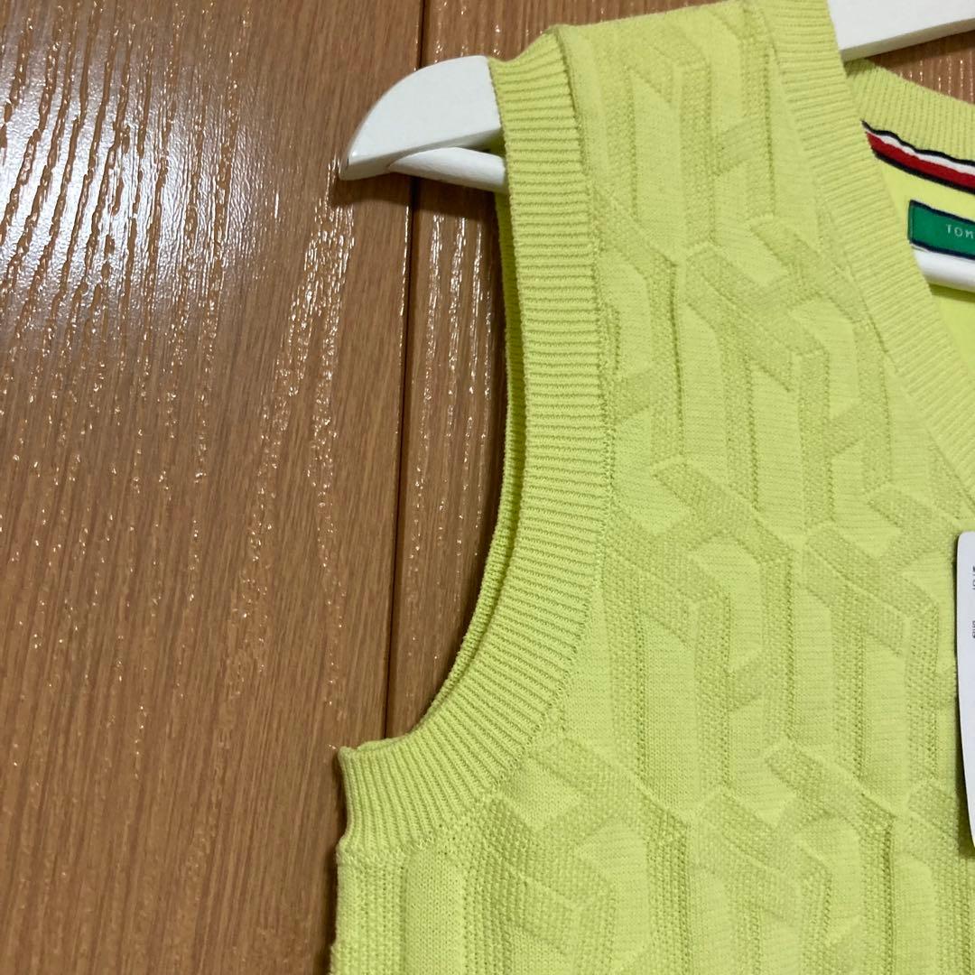 ✨新品❗️✨★  ★ニットベスト♪黄【S】／¥13750