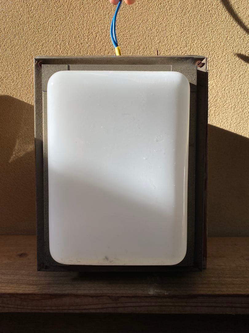 レトロ 照明 玄関灯　両面ガラス