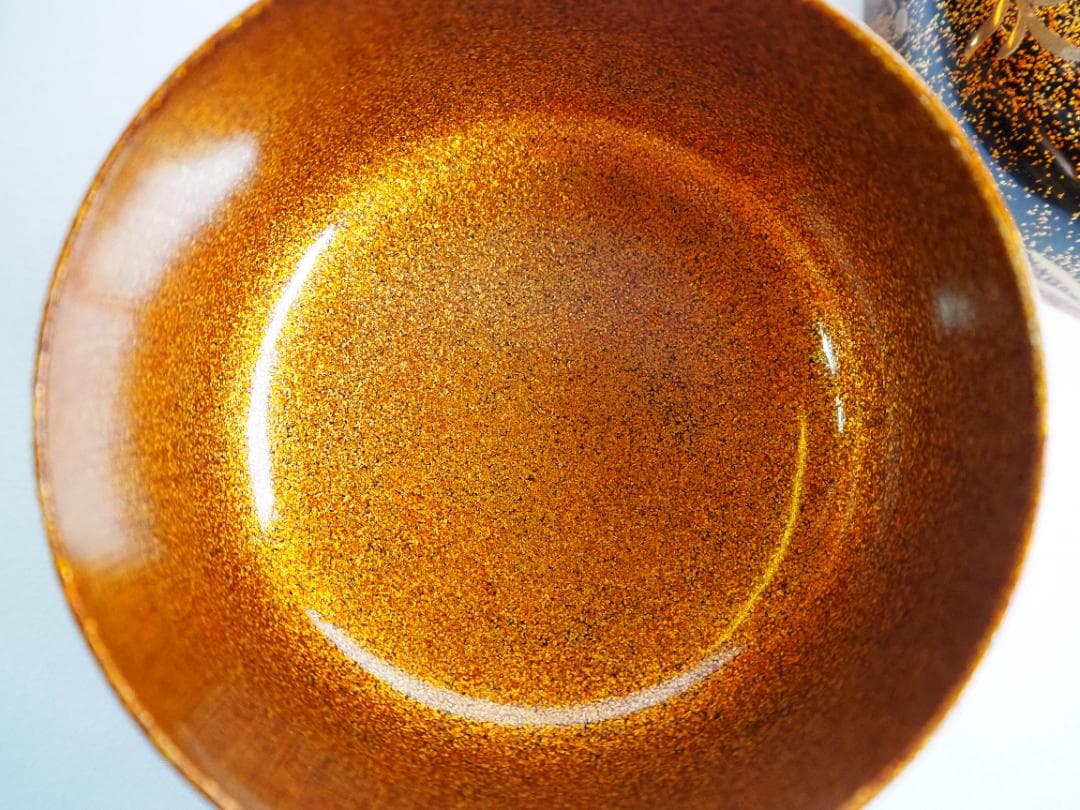 裏千家15世鵬雲斎大宗匠御書付『海松貝蒔絵平棗』岡澤起幸造（共箱）