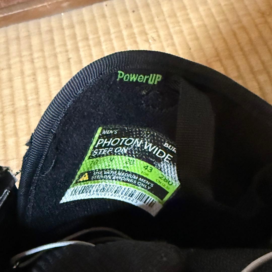 BURTON PHOTON WIDE STEP ON 28cm ブラック