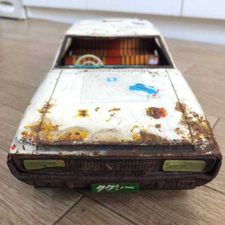 【貴重】‼️ 昭和　❗️ タクシー　❗️ ブリキ　❗️ おもちゃ　‼️