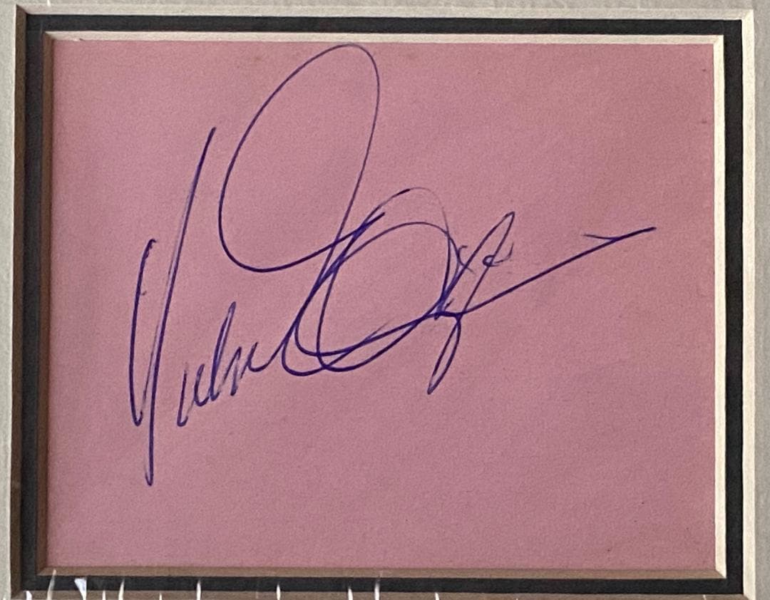 Ella Fitzgerald　直筆サイン（鑑定書付き）