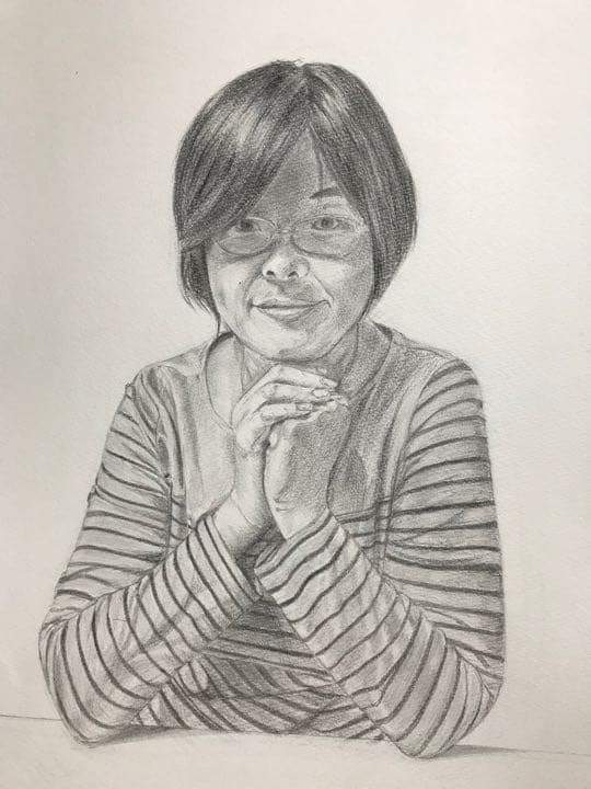 オリジナルの鉛筆画