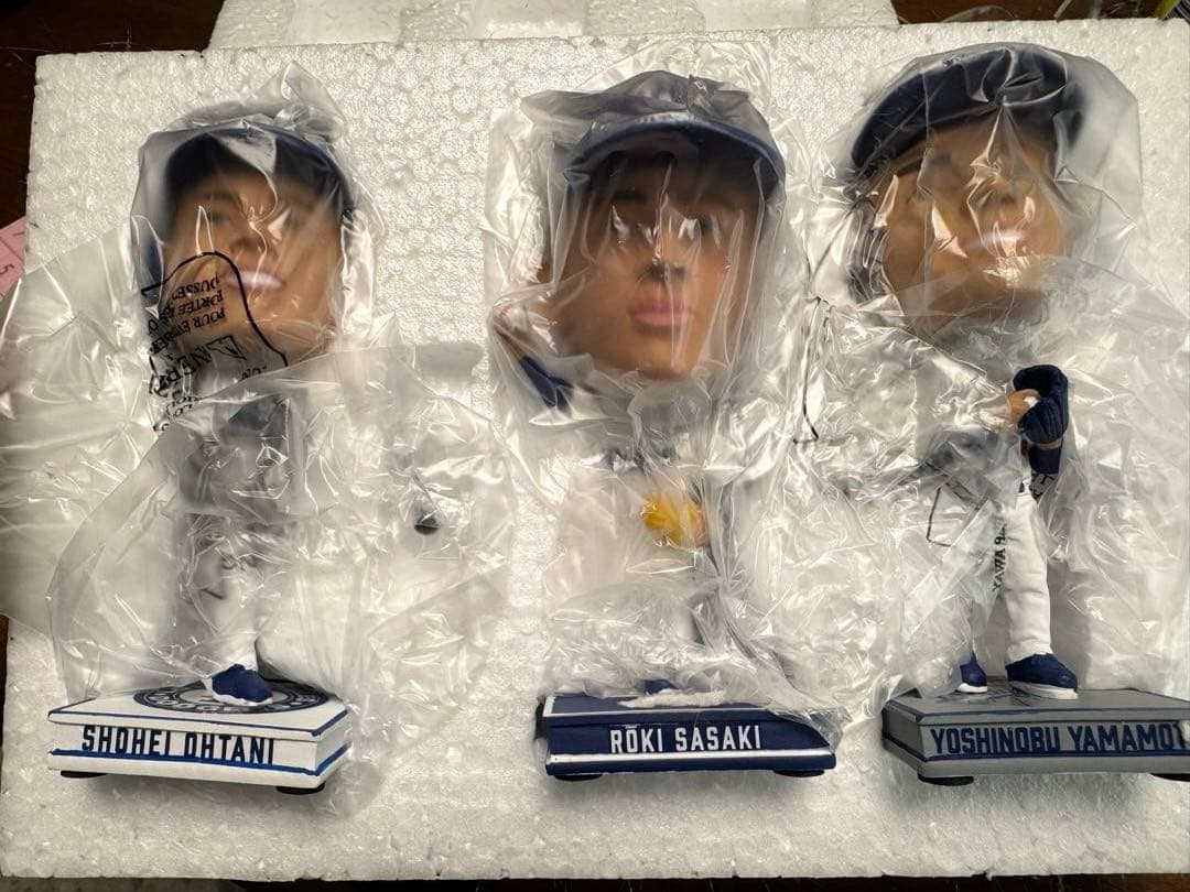 限定5000個 大谷翔平 山本由伸 佐々木朗希 ミニボブルヘッド 3セット