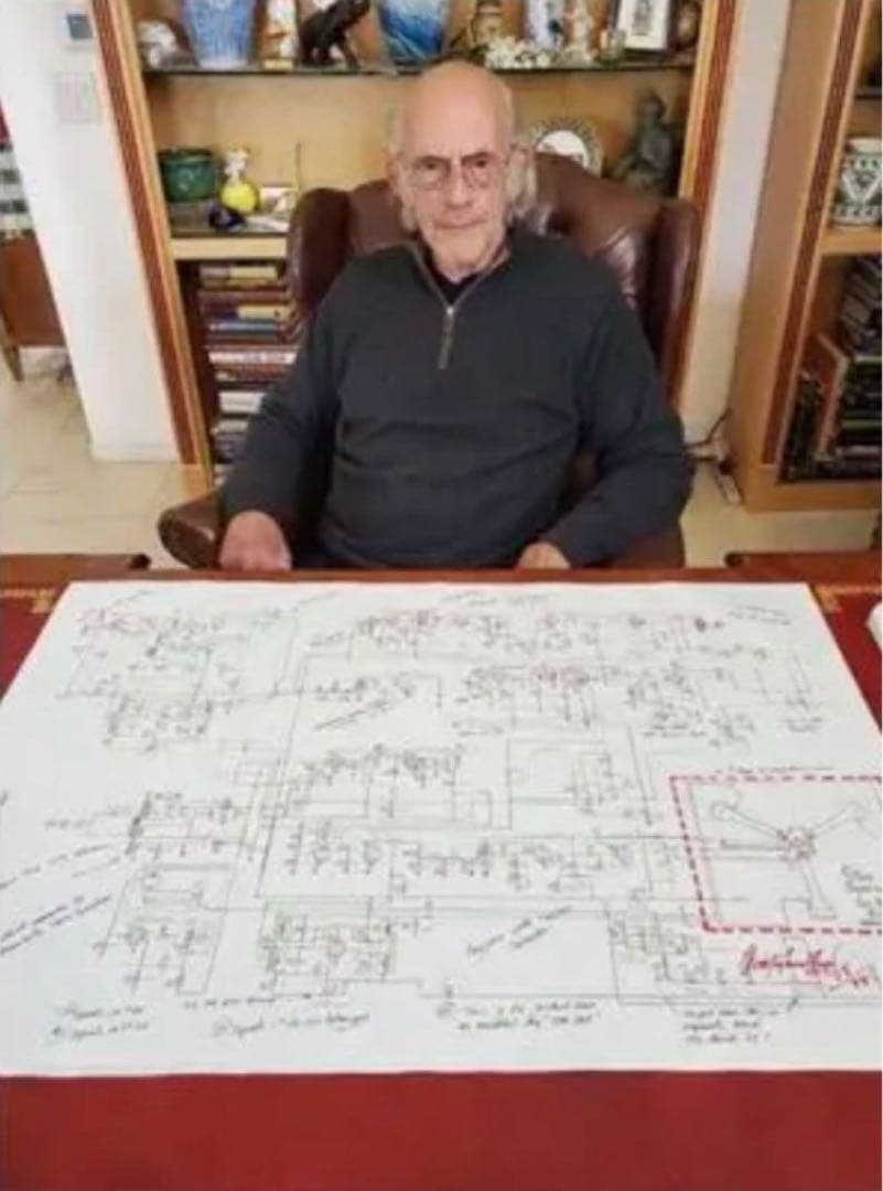 20枚限定⭐︎ バック・トゥ・ザ・フューチャー ドク クリストファーロイド サイン