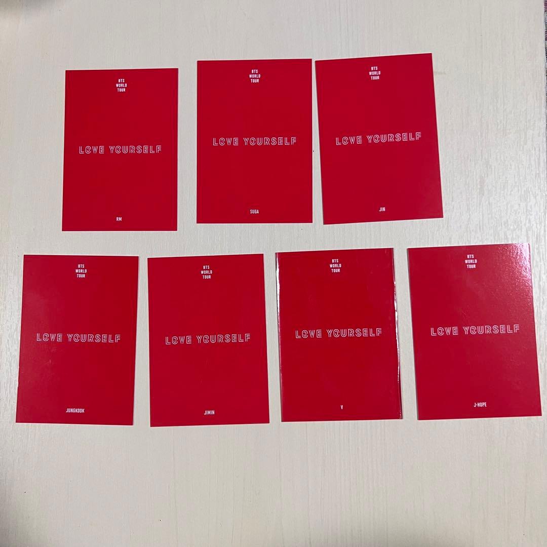 bts lys パスポートケース　トレカ　7枚セット