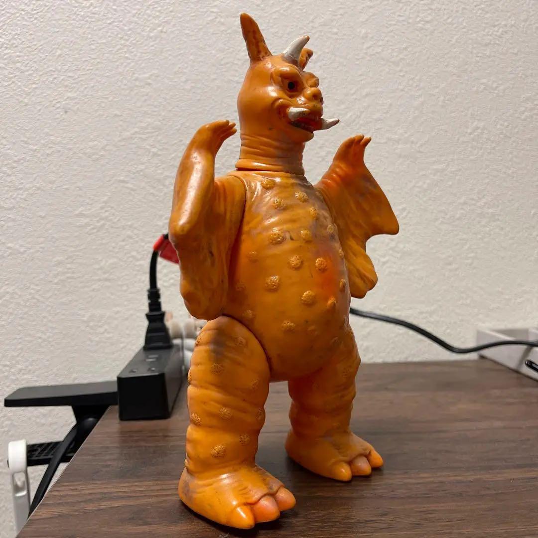 チャンドラー　高さ：約22.0cm　マルサン　ブルマァク　移行期　怪獣　ソフビ