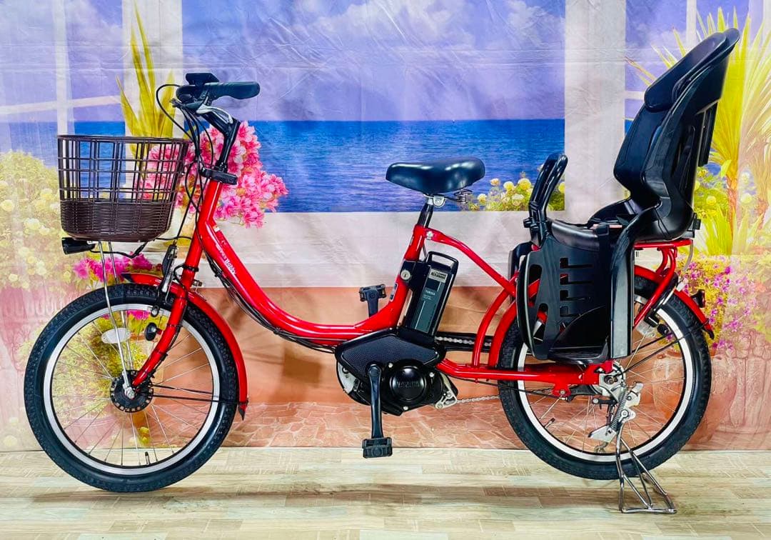人気モデル！パスバビー12AH⭐️ヤマハ子供乗せ電動自転車Y3293