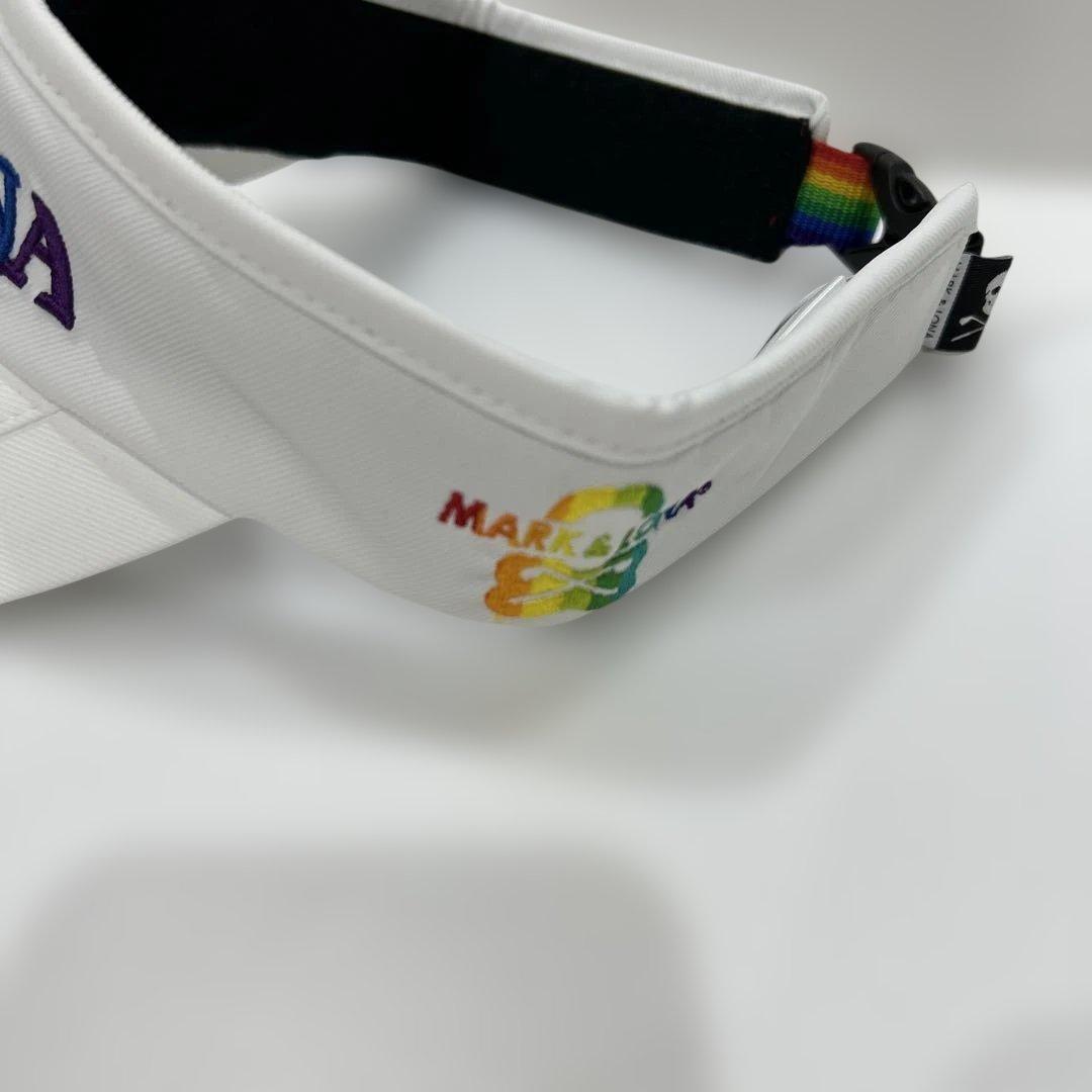 新品❤️MARK&LONA カラフル刺繍 バイザー