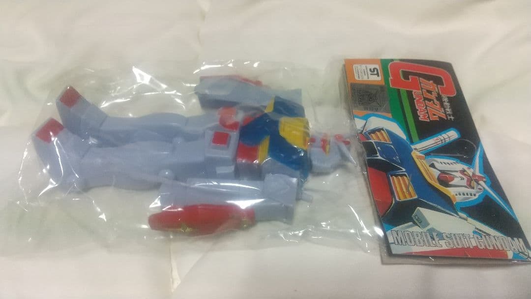 当時物 昭和レトロ マーク 機動戦士ガンダム クローバー ソフビ人形 フィギュア