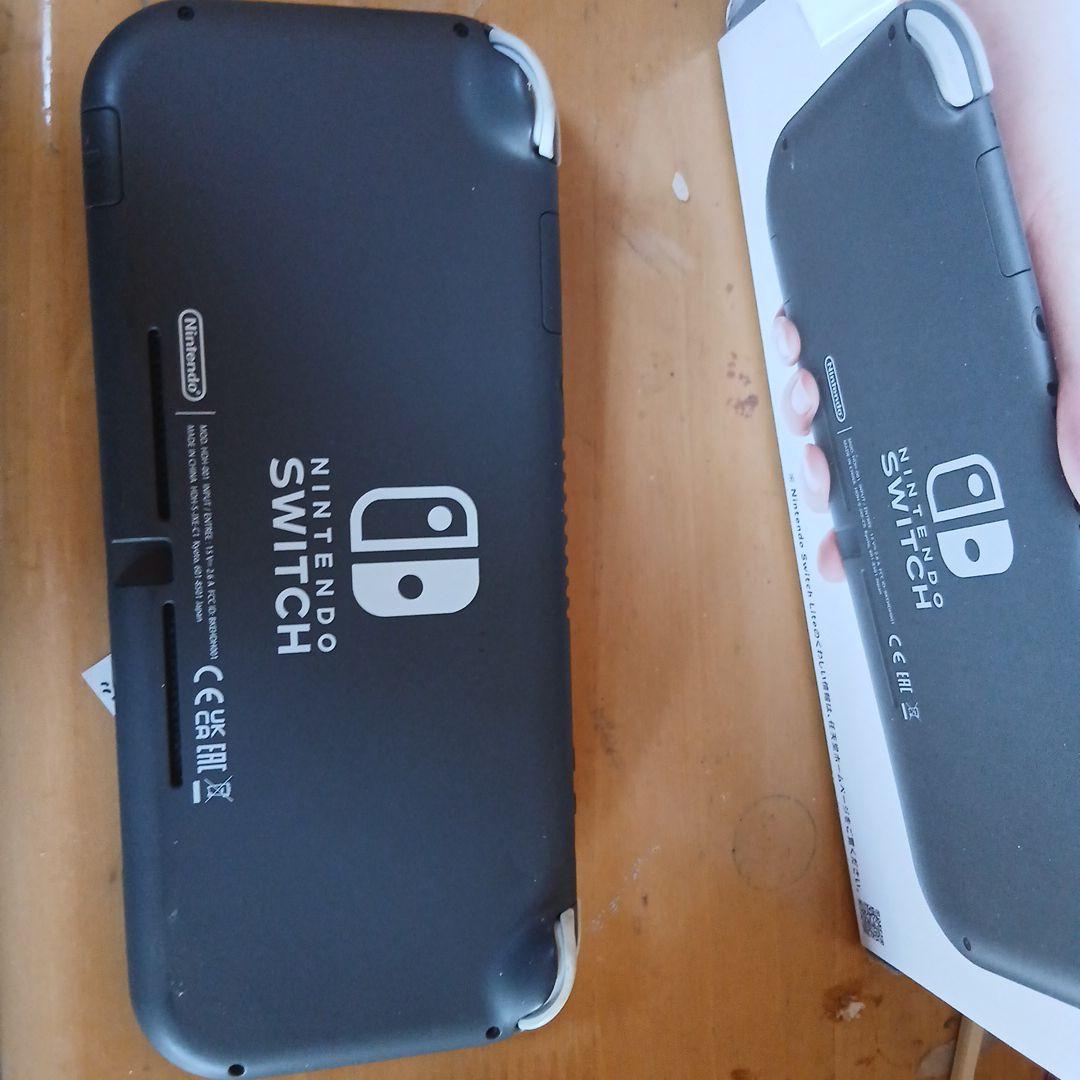 概要欄読んでください。Nintendo Switch Lite グレー　箱あり