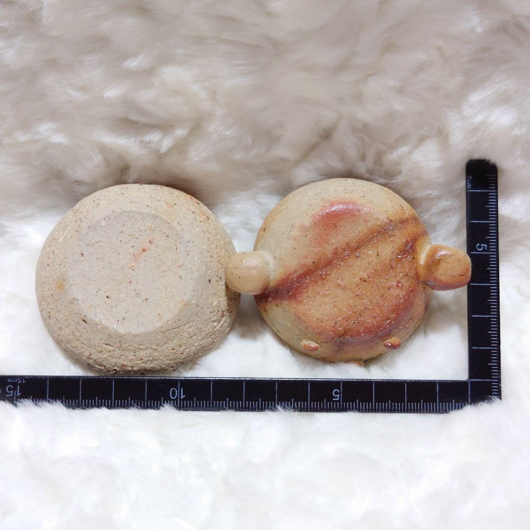 9【2552】50...面取り酒器、小鉢…備前焼