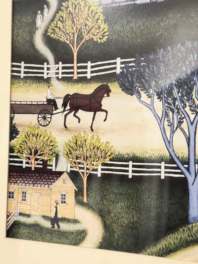 キャシー・ジェイコブセンのシェーカー風景画 k.Jacobsen shaker