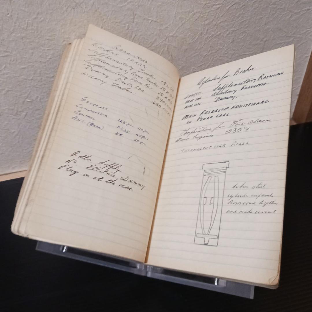 英国鉄道 手書き技術ノート ブレーキ系統 図解入 原本