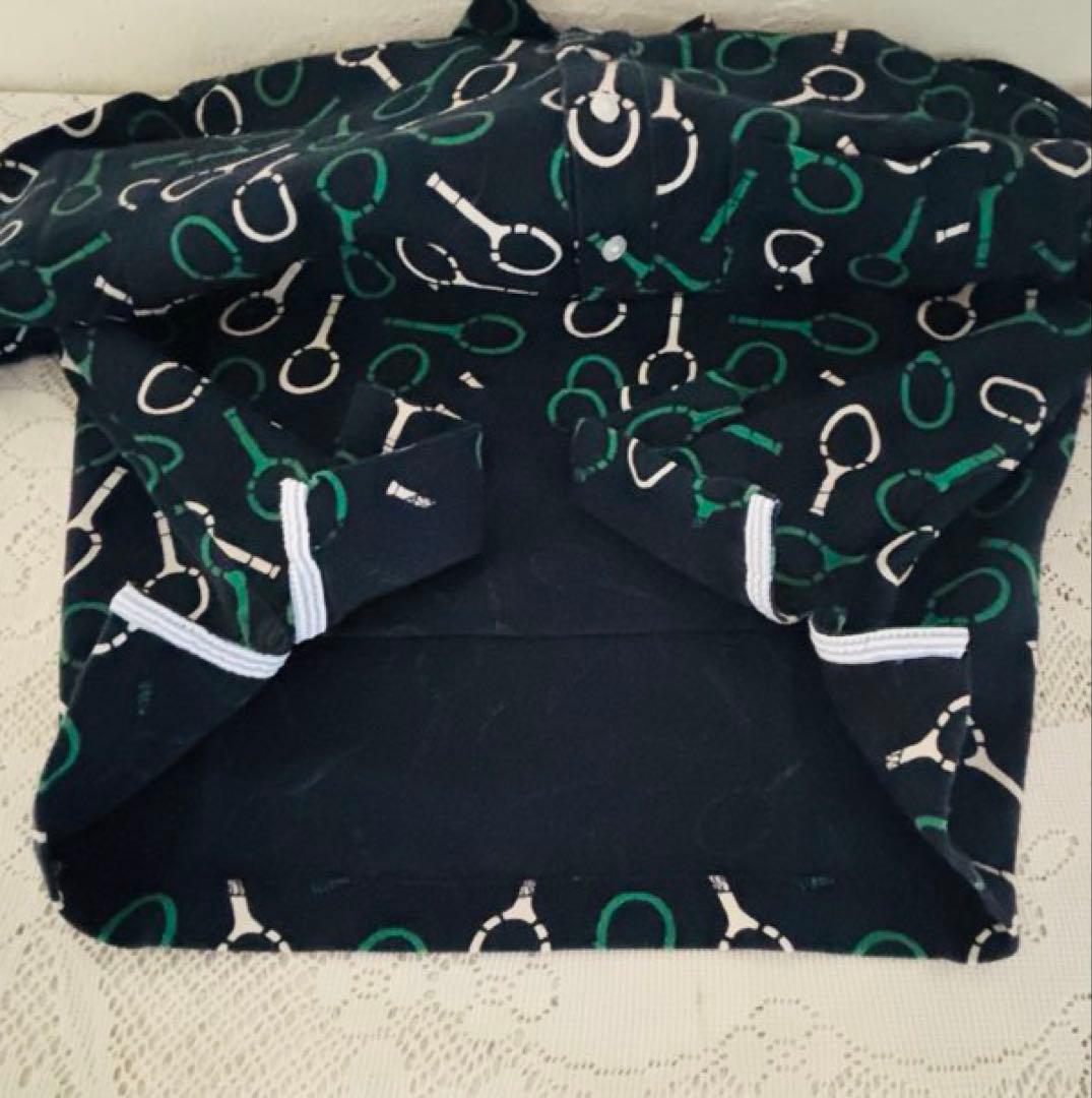 Brooks Brothers コットンピケ プリントポロシャツS