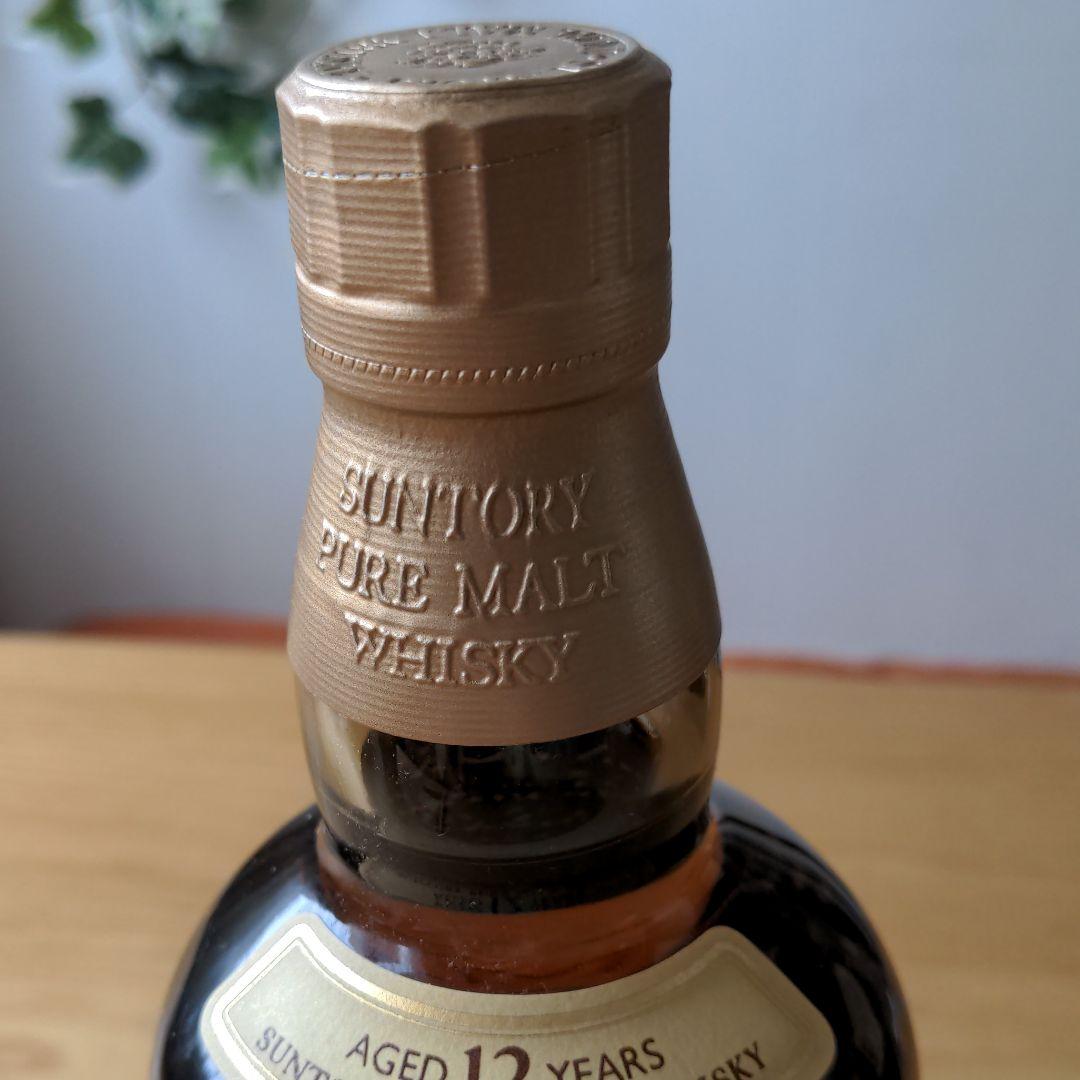 サントリー山崎12年 ピュアモルト 750ml 箱付き 未開封 美品