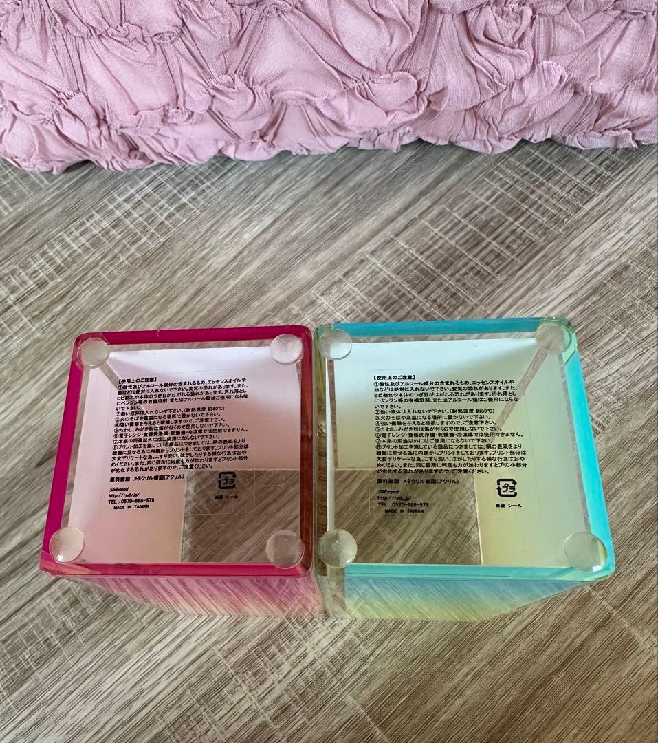 ❤︎Rady❤︎歯ブラシスタンドグラデーションセットアクリルマルチスタンド小物入れ