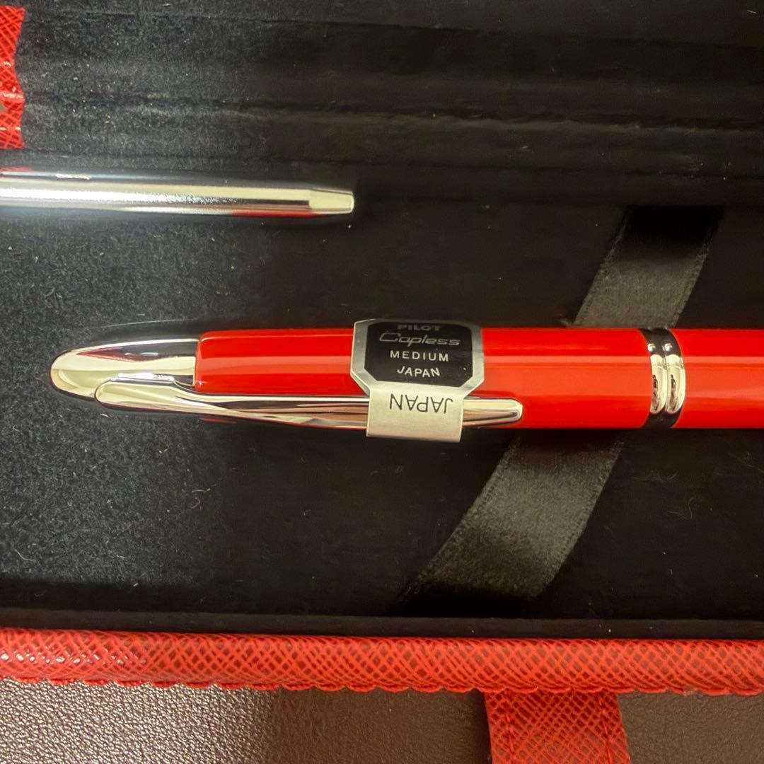 パイロット キャップレス 2009限定 レッド 万年筆