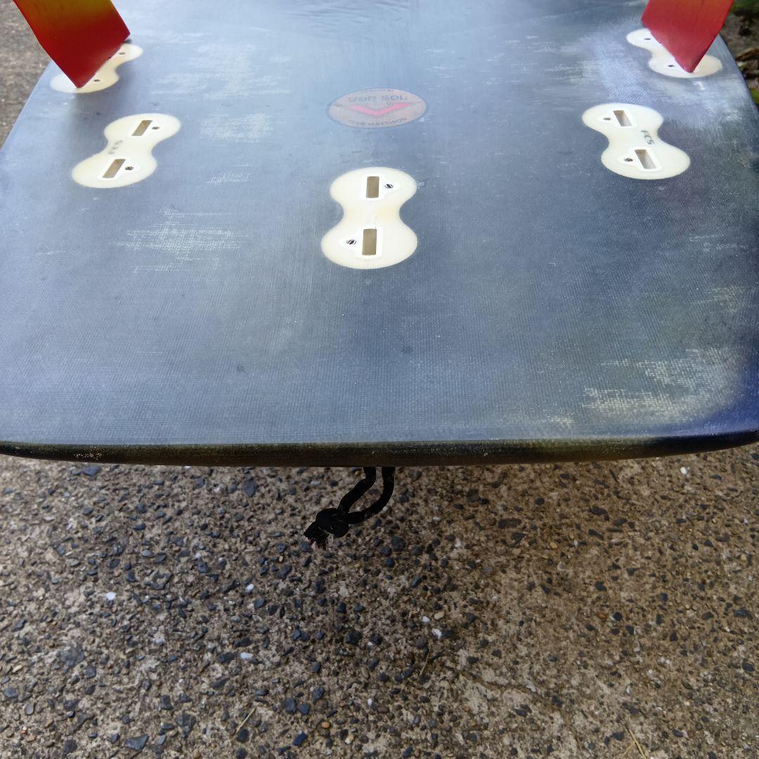 【千葉発】ＶＯＮ ＳＯＬ ファンボード グリーン/グレー 5フィン